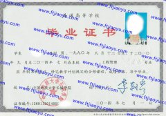 中国地质大学长城学院本科大专毕业证样本