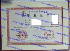 上海大学自考毕业证样本