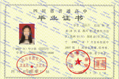 资阳太平中学毕业证样本图片