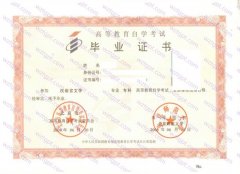 北京师范大学自考毕业证样本
